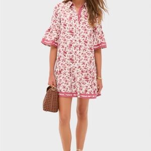 Tuckernuck Pink and White Floral Mini Dress